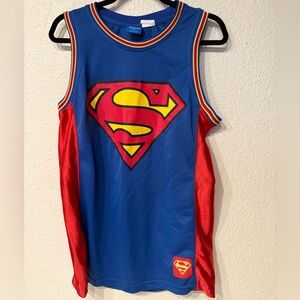DC Comics Blue and Red Superman Jersey
